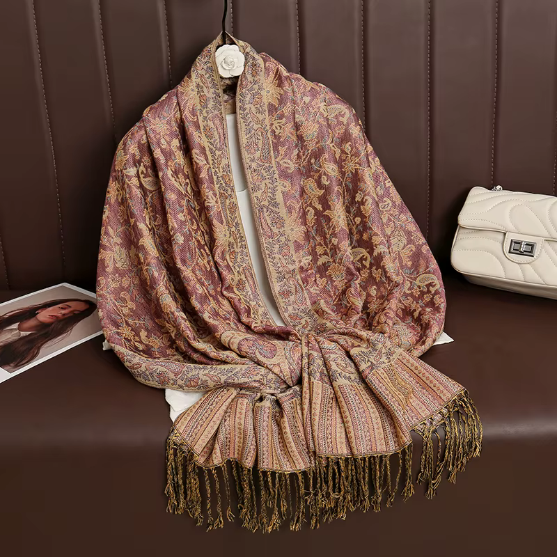 Écharpe en cachemire pour femme, marque de luxe, imprimé, châle chaud et enveloppes, Pashmina, Banda
