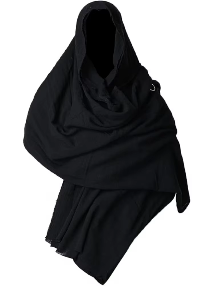 Écharpe châle post-apocalyptique, capot chaman, ceinture de Costume médiéval, Style gothique Steampu