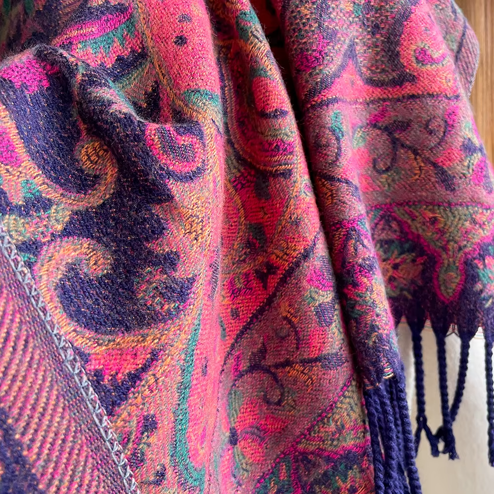 Gland couverture conception épaisse Pashmina nouveau hiver chaud châle enveloppement cachemire échar