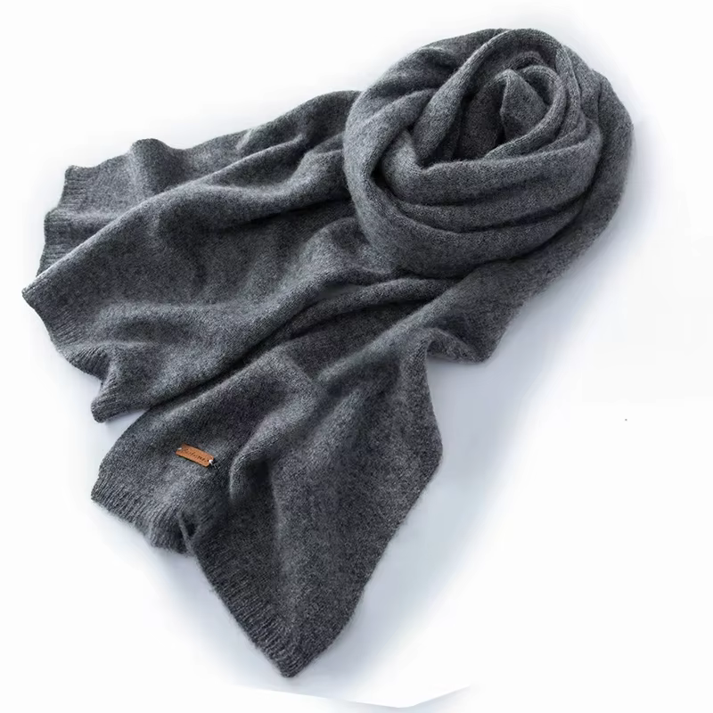 Femmes 100% pur cachemire écharpe hiver chaud doux confortable tricot longue enveloppement mode déco