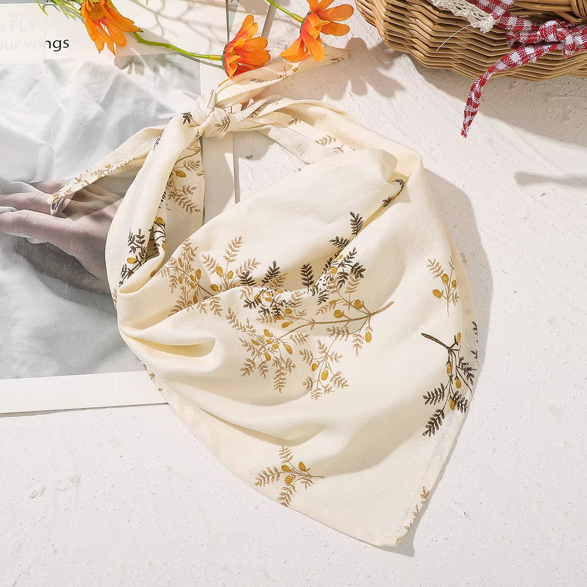 Foulard pour cheveux pour femmes, style rétro Y2K, cool, tendance, polyvalent, accessoire de tête, p