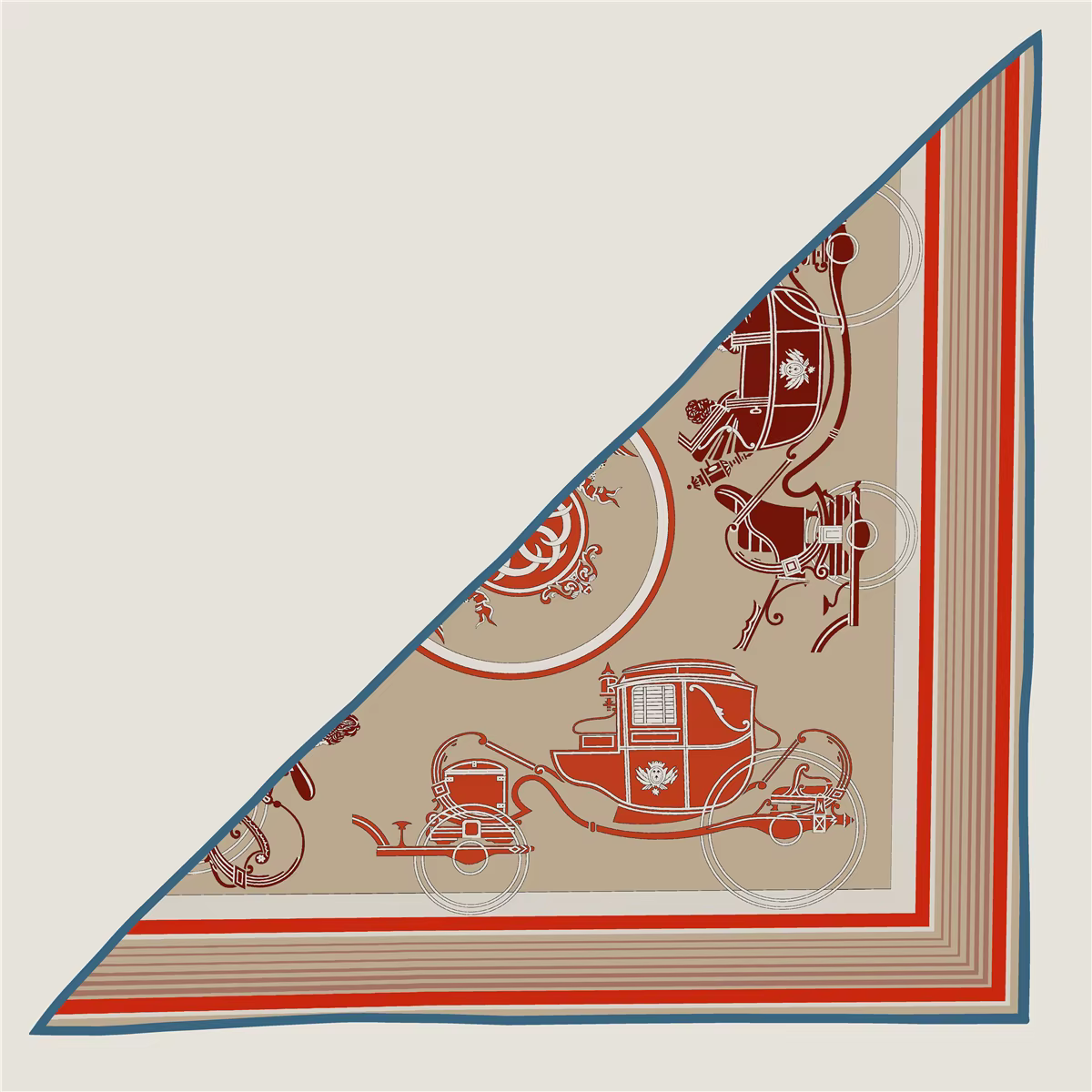 Triangle cachemire soie écharpe concepteur imprimé luxe Pashmina châles pour femmes bords roulés à l