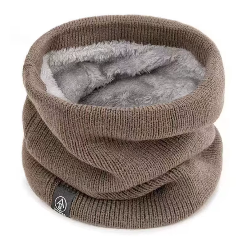 Écharpe tricotée chaude en peluche épaisse, coupe-vent, guêtre de cou d'hiver, résistant au froid, S