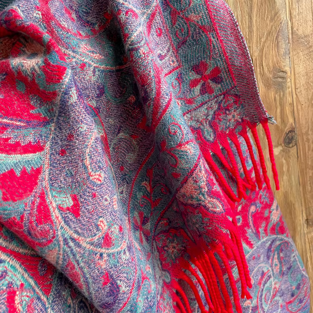 Gland couverture conception épaisse Pashmina nouveau hiver chaud châle enveloppement cachemire échar