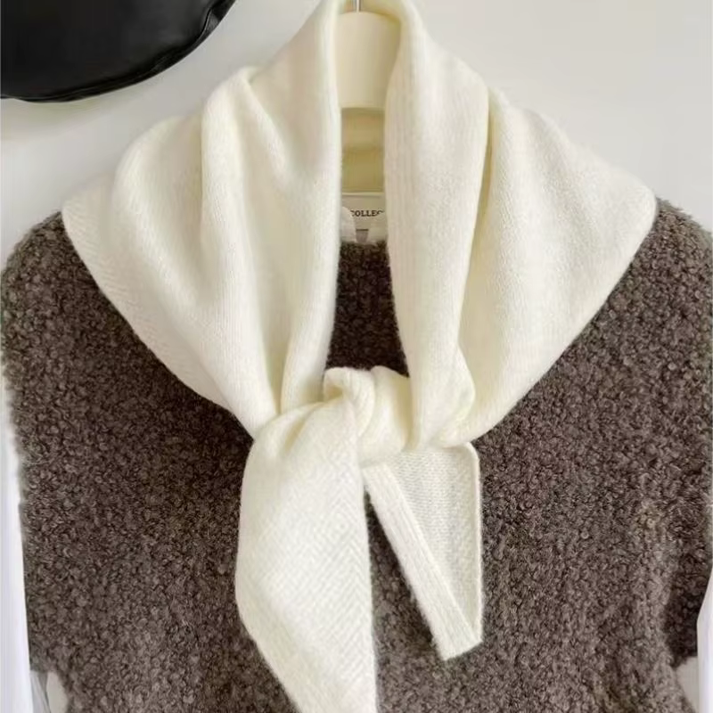 Foulard tricoté pour femmes, écharpe tricotée chaude multifonctionnelle, écharpe triangulaire tricot