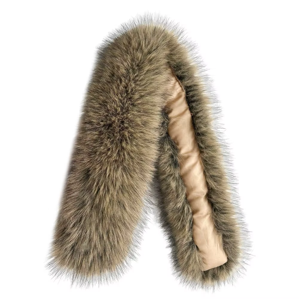 Longue écharpe fausse fourrure de renard écharpe chaude épaissie coupe-vent robe Cape fausse fourrur