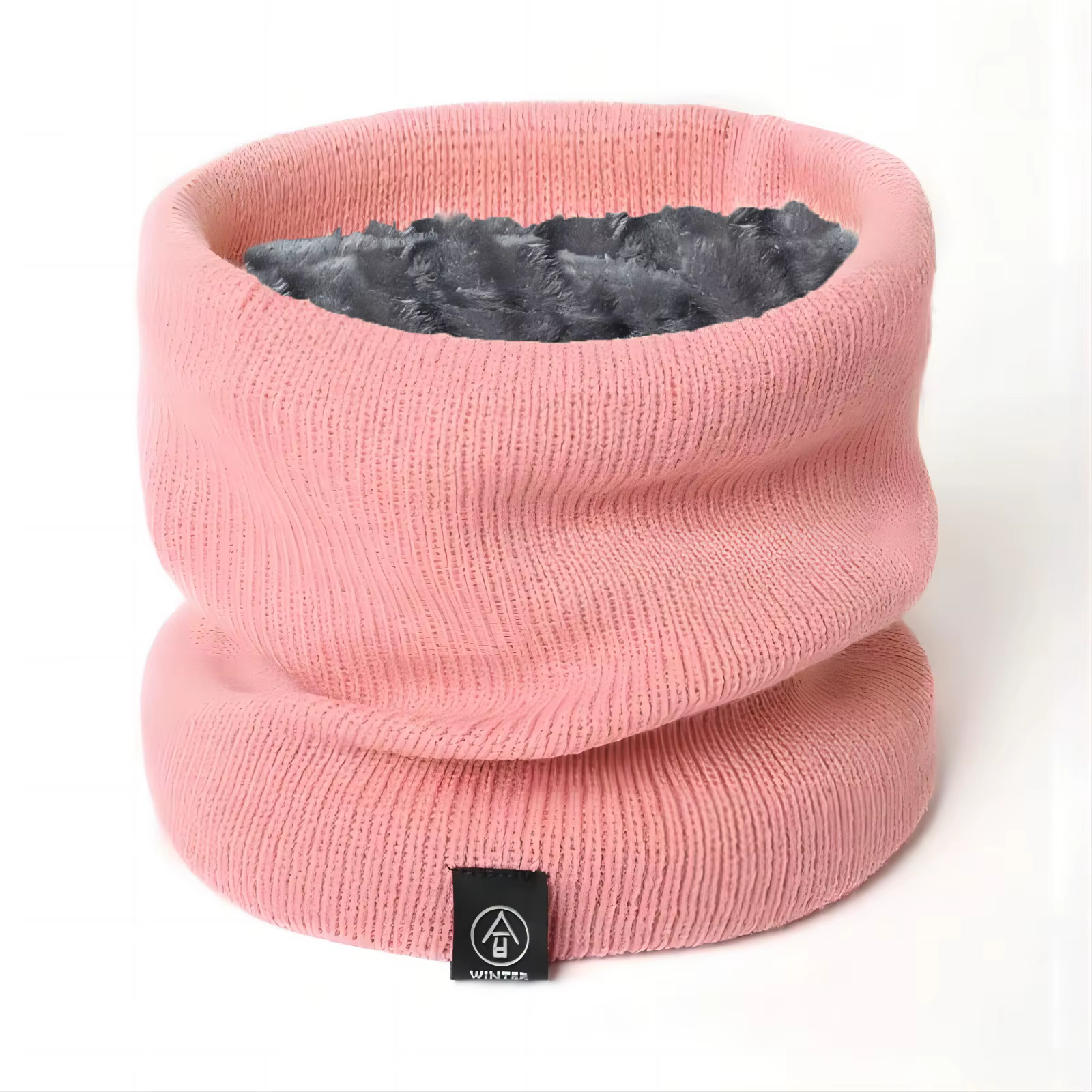 Écharpe Snood unisexe en cachemire solide pour hommes et femmes, anneau de cou, optique chaude, mode