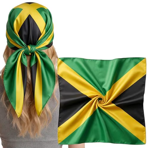 Foulard pour femme - Bandana de cou en soie artificielle tendance, grand foulard carré pour cadeau 2