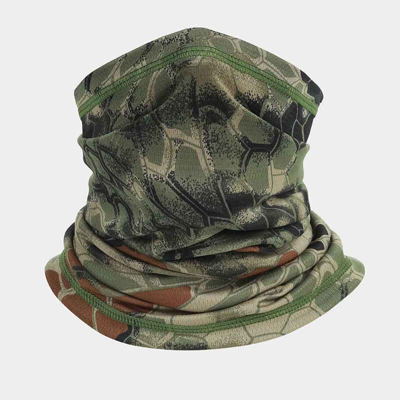 Guêtre de cou de cyclisme pour hommes et femmes, écharpe de protection solaire de Camouflage pour Ca