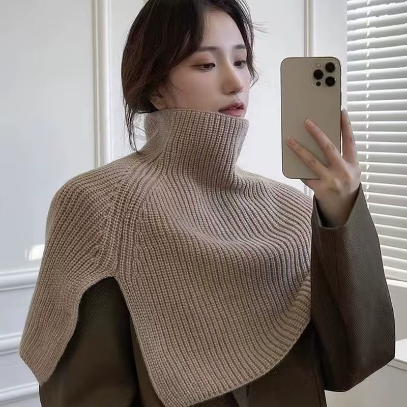 Écharpe irrégulière à la mode pour femmes, pull extérieur haut de gamme, châle polyvalent résistant 