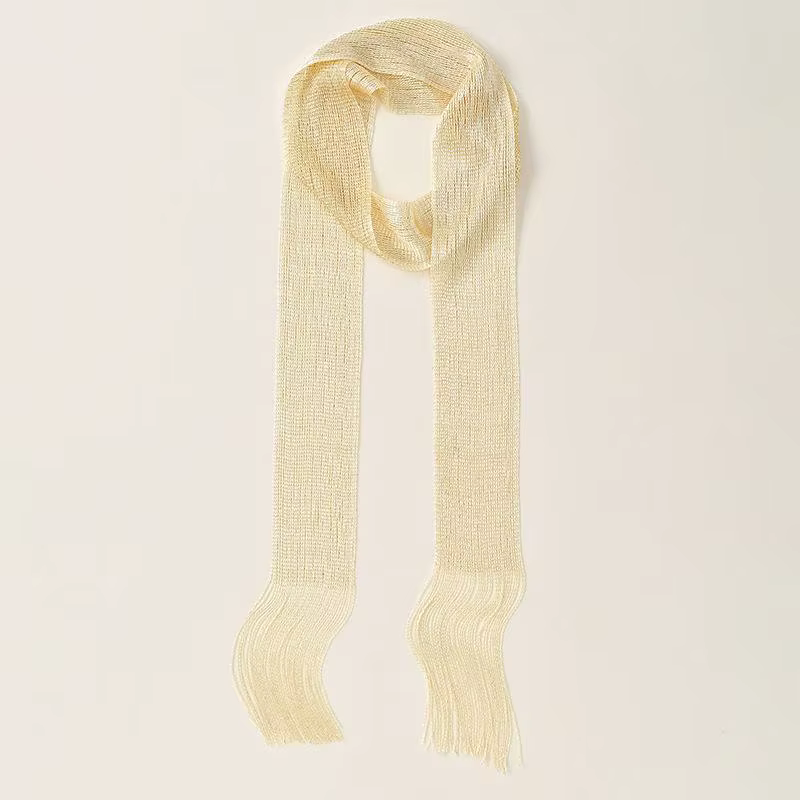 Écharpe en tissu à franges et pompons, longue et fluide, couleur unie, ceinture de taille, cape, cei