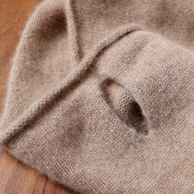 100% Pure laine tricoté anneau écharpe élégant foulard femme doux chaud cachemire faux col cou plus