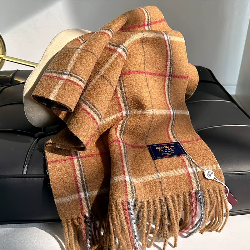 Nouveau chaud châle femmes écharpe de luxe cachemire hiver couverture enveloppes décontracté Plaid i