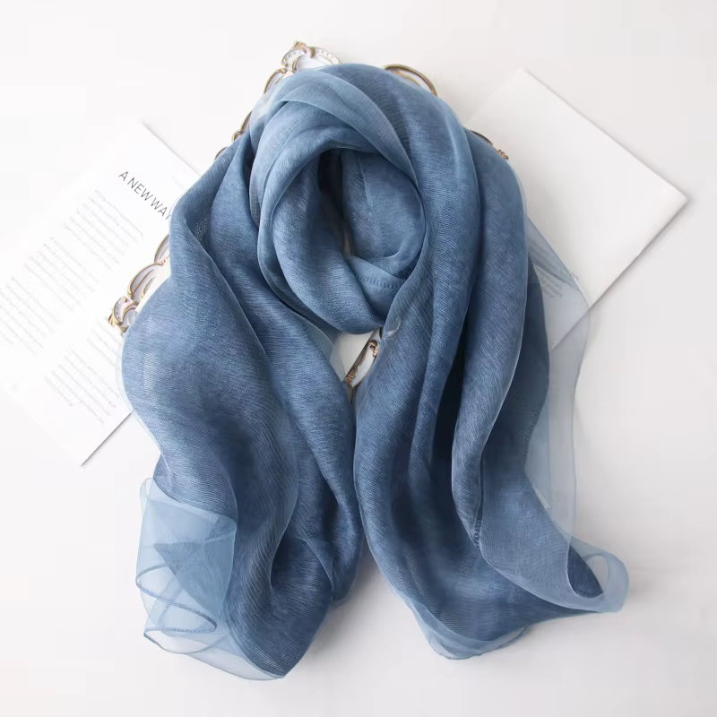 Écharpe en mohair et soie double couche VREOVOR, version coréenne haut de gamme, avec châle Cheongsa