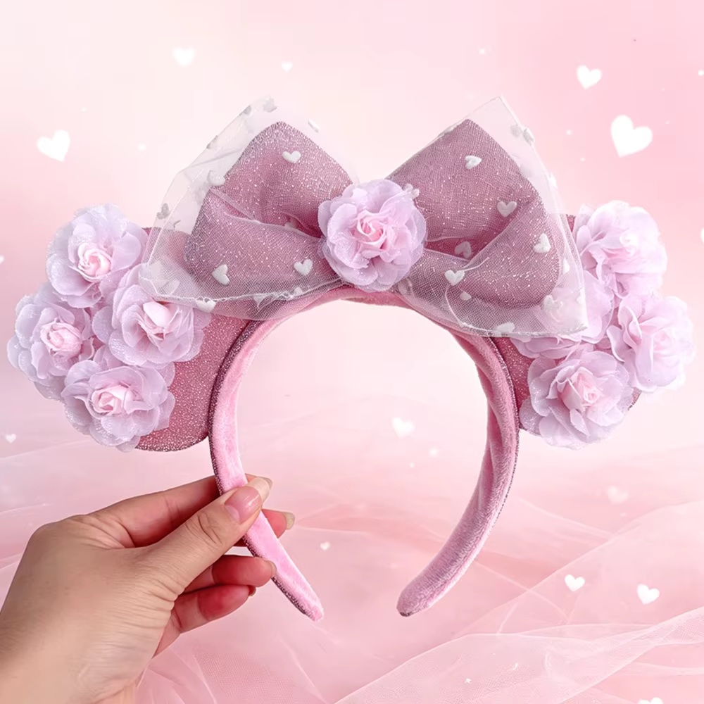 Serre-tête Oreilles de Minnie Mouse Dessin Animé Nouveauté Fête Noël Bonhomme de Neige Coiffe Cospla