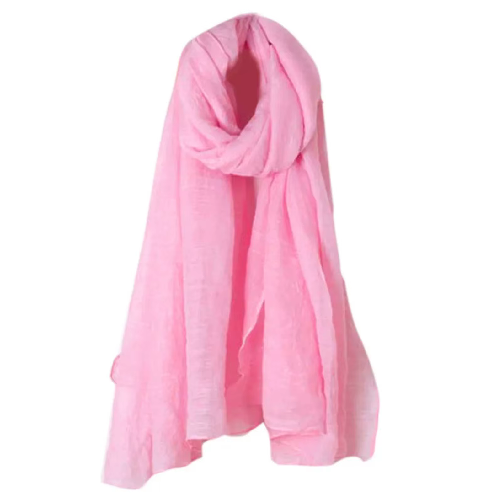 Mode nouveau 16 couleurs femmes longue écharpe Wrap foulards Vintage coton lin grand châle Hijab élé