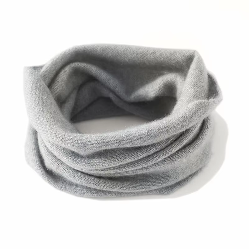Alashan 100% cachemire petite écharpe pour hommes, automne et hiver tricoté chaud cache-cou écharpe