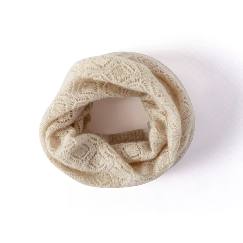 Écharpe chaude unisexe à motif creux, 100% cachemire, cou, à la mode, nouveau style, automne et hive