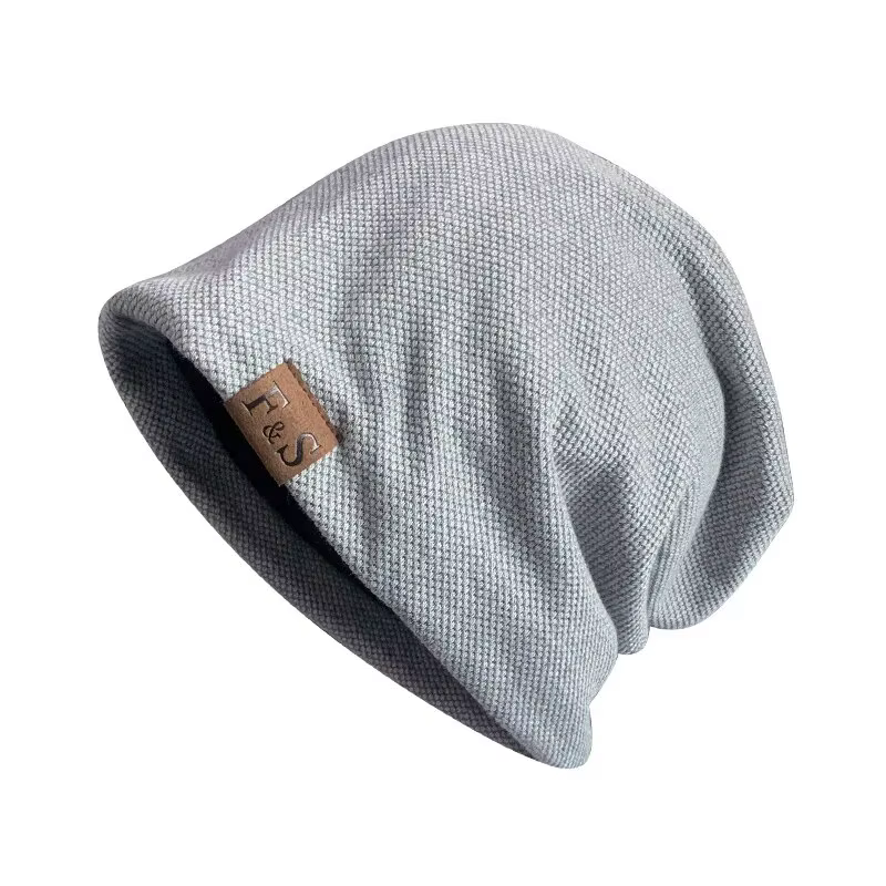 1 bonnet tricoté chaud pour hommes et femmes – Style SolidHip-hop à la mode