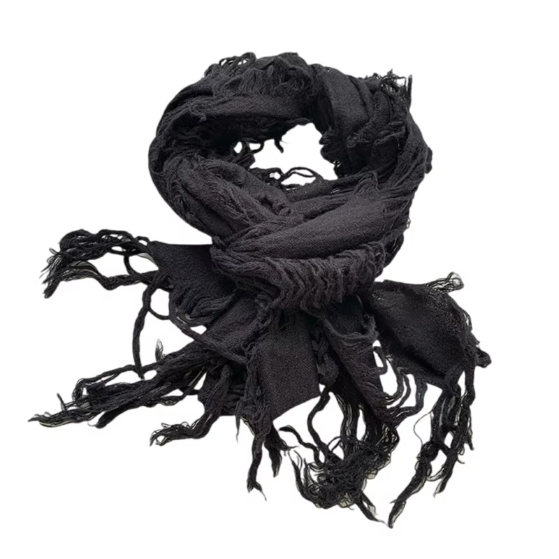 DistMurcia-Écharpe en laine vintage pour hommes et femmes, unisexe, cache-cou, extérieur, mode, vête