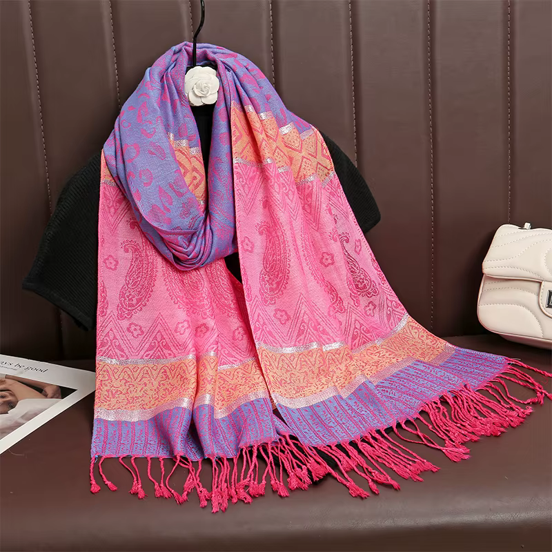 Écharpe de luxe en cachemire épais pour femmes, imprimé, nouveaux enveloppes Pashmina, Poncho de voy