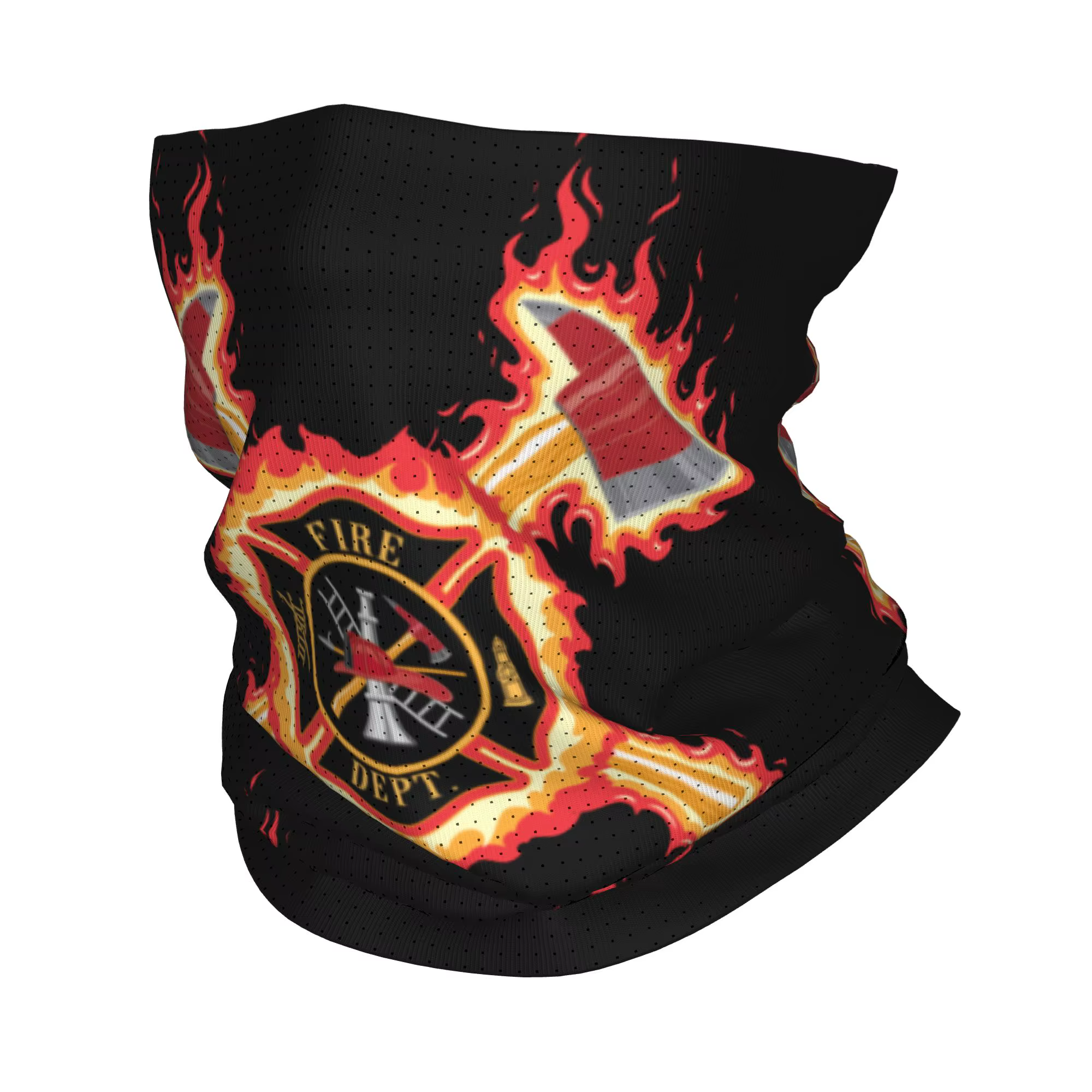 Cache-cou bandana croisé personnalisé pour pompiers, homme et femme, écharpe de ski et de randonnée 