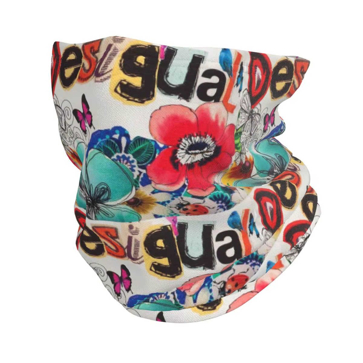 Desigual – couvre-cou personnalisé en bandana, écharpe imprimée pour le visage, écharpe chaude pour 