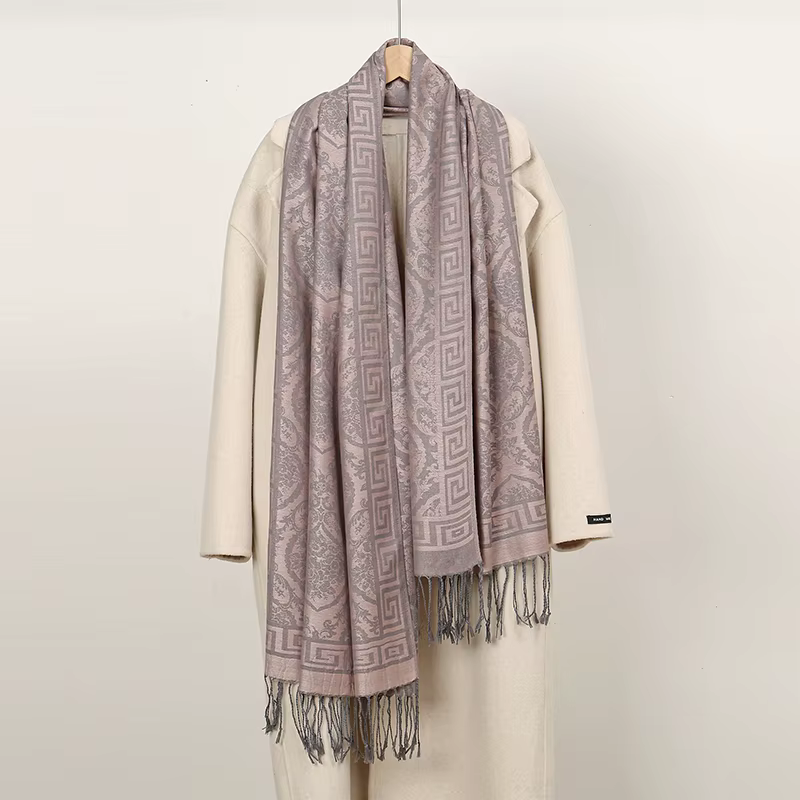 Écharpe de luxe en cachemire épais pour femmes, imprimé, nouveaux enveloppes Pashmina, Poncho de voy