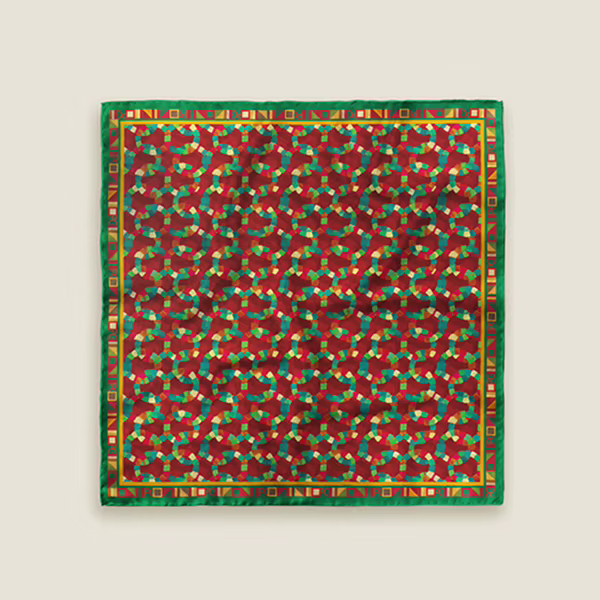 Écharpe en soie pour femme PG PATSY GARIS, style haute couture, motifs uniques, cadeau pour femme, é