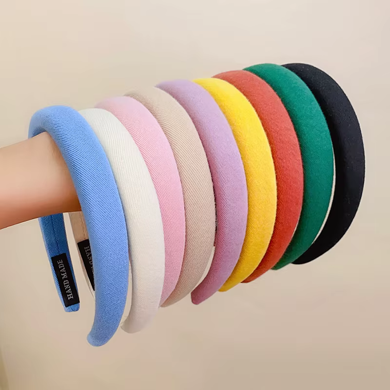 Nouveaux Bandeaux en Lin Colorés pour Femmes et Filles – Accessoires de Mode pour Cheveux, Serre-têt