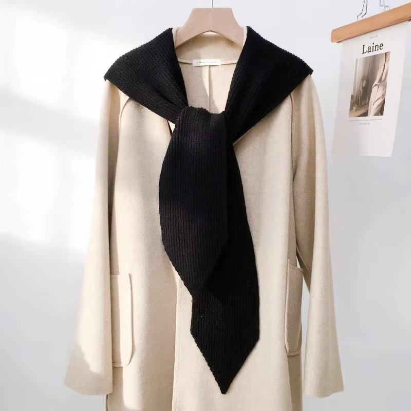 Ensemble chapeau et écharpe pour femmes, cagoule, bonnets coréens Ins avec écharpe, châle, manteau p