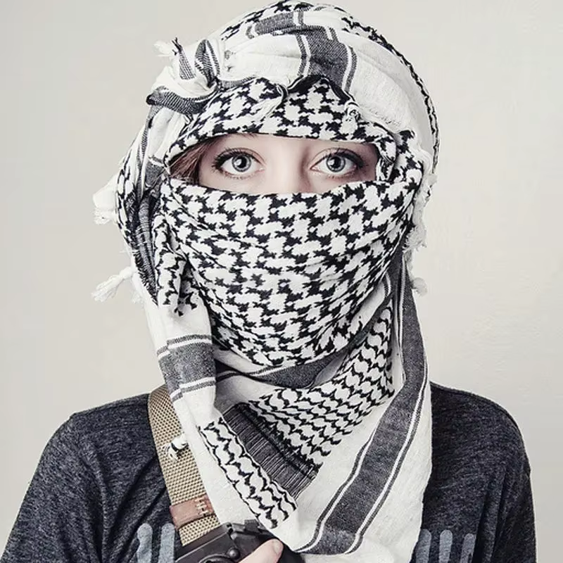 Offre spéciale arabe Keffiyeh Shemagh écharpe coton hiver châle cou plus chaud couverture tête envel