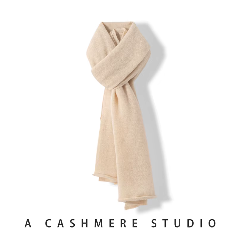 Écharpe de luxe haut de gamme pour femme en 100% cachemire bébé, tricotée, longue, style châle, douc