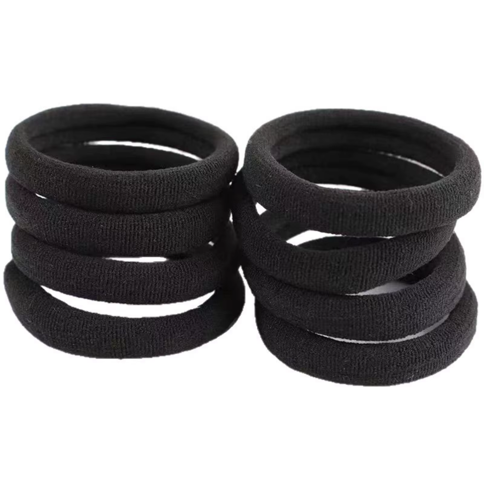 10-100 pièces noir haute élasticité bandeau serviette bandeau 4CM sans couture cheveux corde en cuir