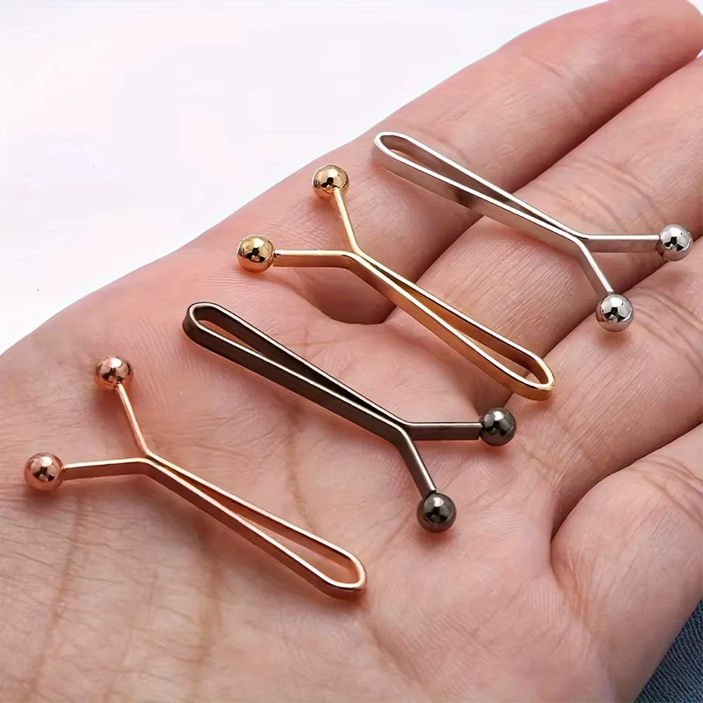 Lot de 8 clips fixes – Clip pour foulard antidérapant réglable, clip pour foulard, ourlet, poignets,