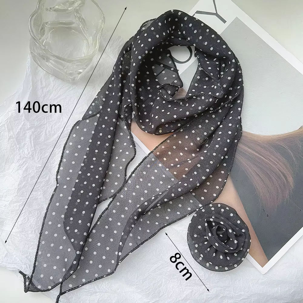 Foulard en soie imprimé léopard élégant pour femmes, méthode de cravate de luxe, foulard à fleurs dé