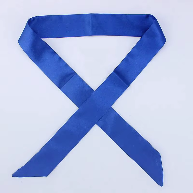 Écharpe étroite en Satin de 100CM, plusieurs couleurs, Long ruban, bandeau ras du cou, Design spécia