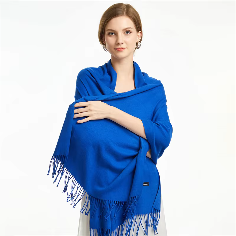 2025 hiver châle pour femmes longues chaudes foulards en cachemire Hijab solide dame enveloppement f