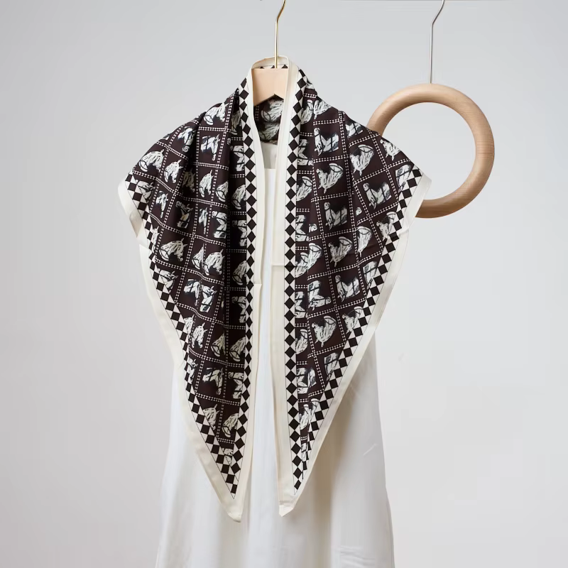 Nouvelle Écharpe Triangulaire Tendance pour Femme, Foulard Bandana Motif Cachemire, Écharpe & Châle 