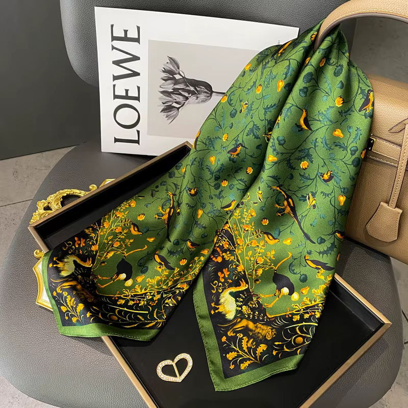 Group écharpe injplanchers f pour femme, châle naturel, foulards à la mode pour femme, bandana carré