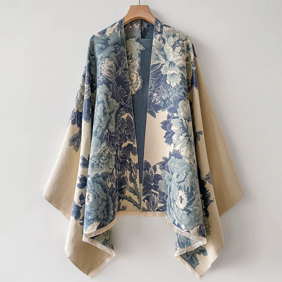 Châle chaud en Imitation cachemire pour femmes, cape de Style ethnique, foulards à la mode, imprimé 