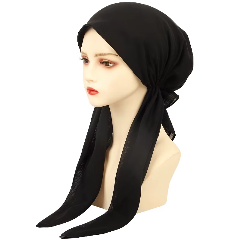 Geebro femmes élégant pré-attaché Turban chimio casquette musulman Hijab casquette intérieure bonnet