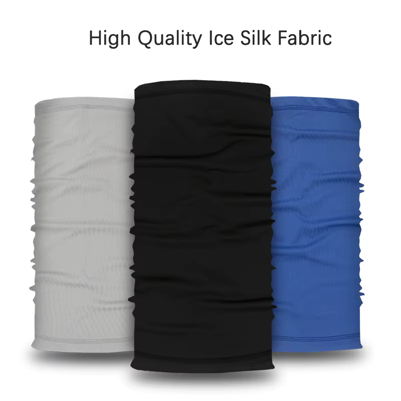 Foulard moto Bandana homme bandeau respirant glace soie cyclisme magique été Sport écharpe Snood fem