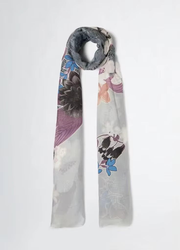 Écharpe de luxe légère originale européenne, américaine et italienne, châle rétro imprimé, chaud, do
