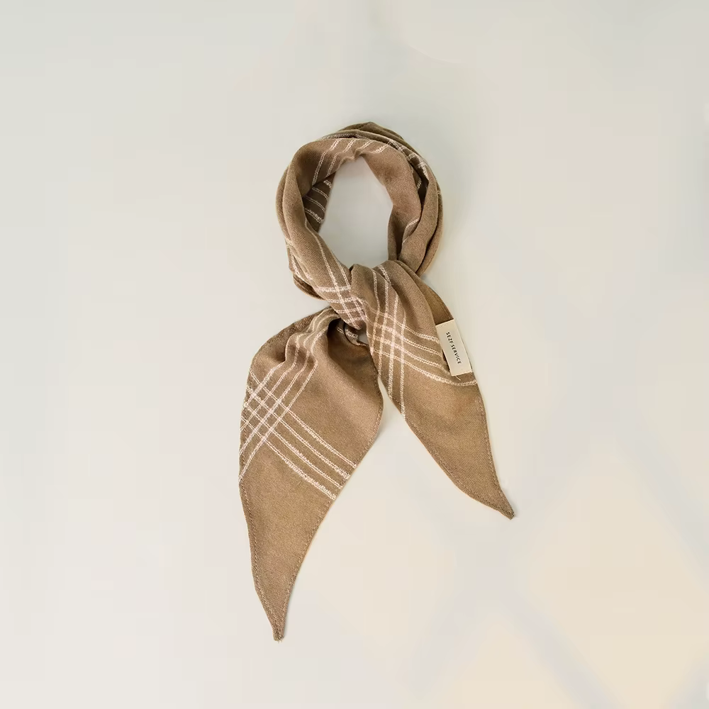 Écharpe triangulaire tricotée, châle haut de gamme, foulard chaud pour femmes, multifonctionnel, pet