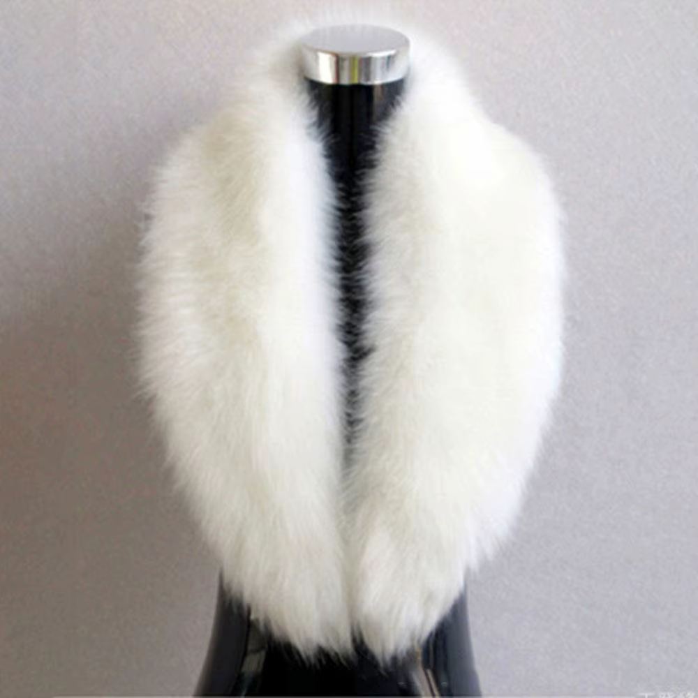 Cagoule fourrure écharpe Imitation fourrure châle faux col enveloppement hiver écharpe grand hiver c