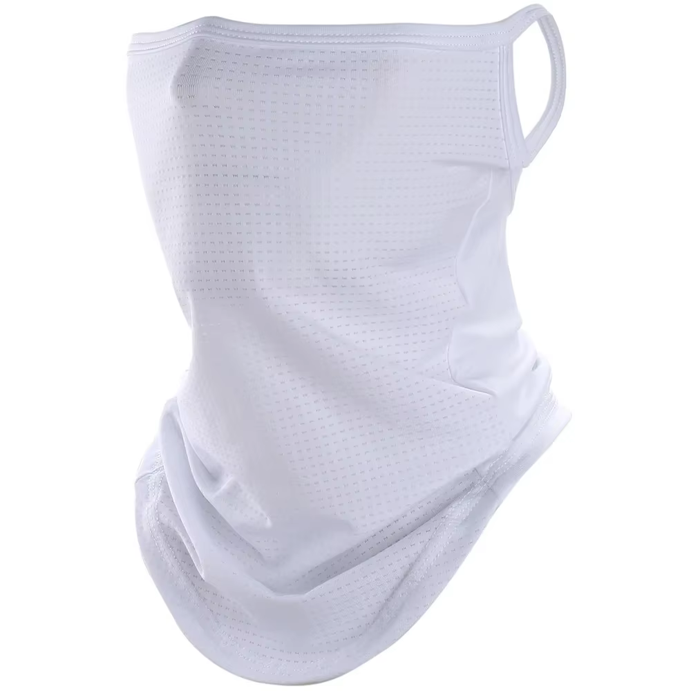 Écharpe respirante demi-masque d'été, couverture de guêtre de cou à séchage rapide, oreille suspendu