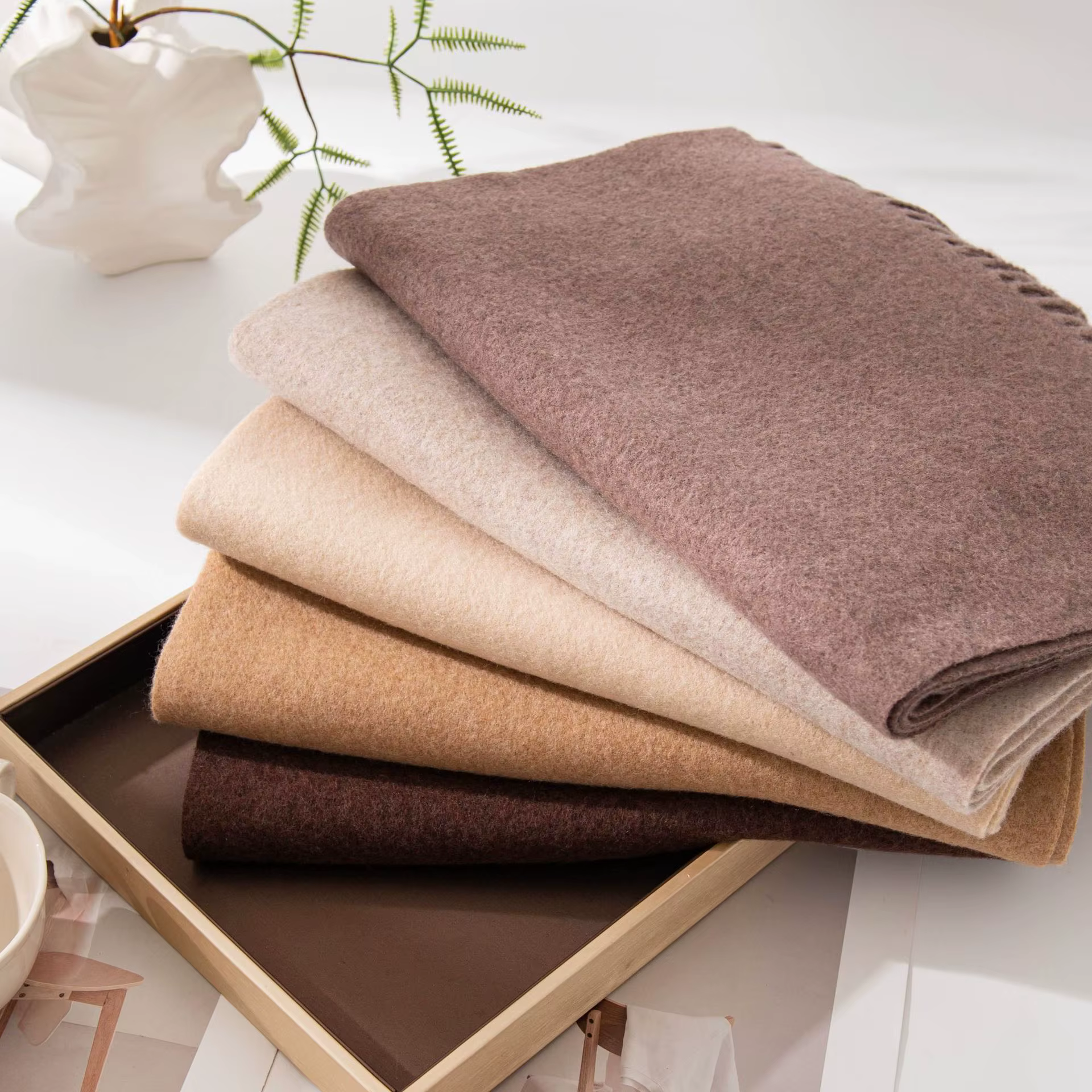 63 couleurs solide femmes hiver écharpe chaud gros cachemire châle en plein air luxe glands Pashmina