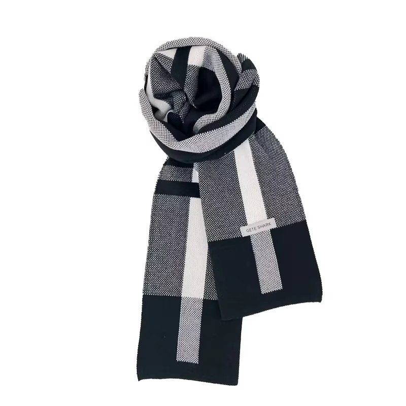 Hiver hommes écharpe garder au chaud écharpe décontracté marque de mode Designers tricot foulard Pat