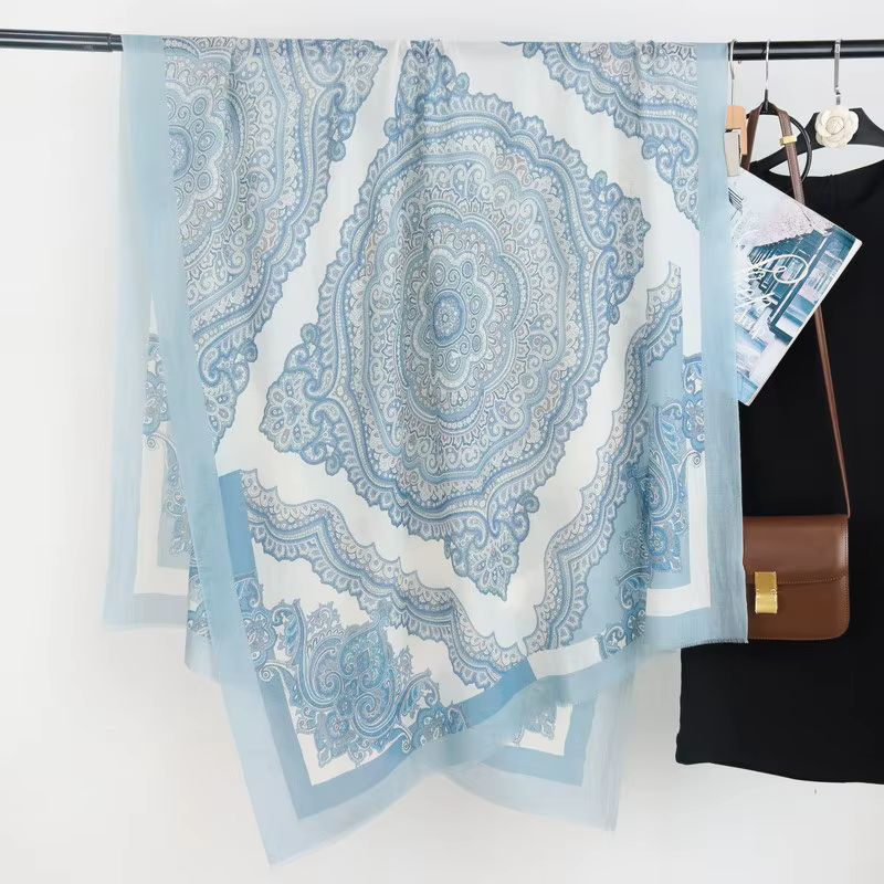 Écharpe de luxe en cachemire pour femmes, châles doux et chauds, accessoires pour cheveux, grand Pas